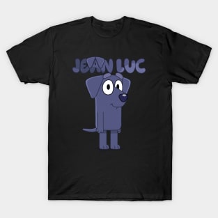 Jean-Luc is a dark blue T-Shirt
